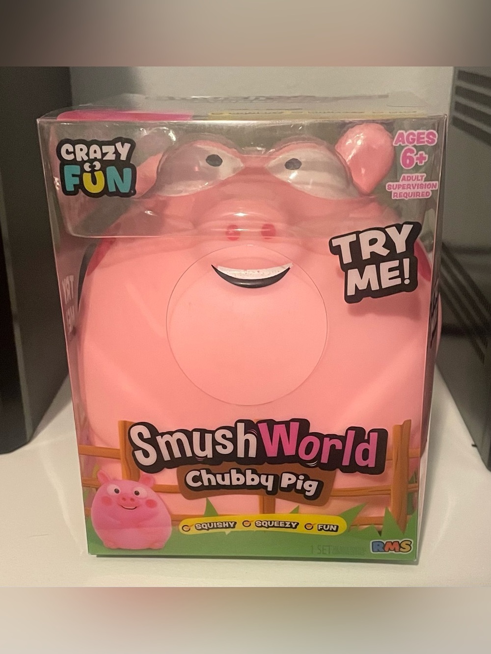 RMS SmushWorld Jumbo Chubby Pig Squishy